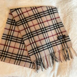 Burberry Plaid Scarf